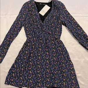 Floral long sleeve dress